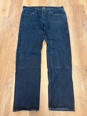 Filson Bullbuck Double-Knee Indigo Straight-Leg Work Jeans Mens 36x34 Made in US